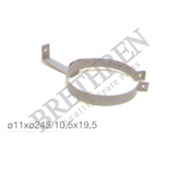 5010037316-RENAULT TRUCKS, -PIPE CONNECTOR, EXHAUST SYSTEM