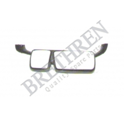 0028102716S-MERCEDES-BENZ, -OUTSIDE MIRROR, DRIVER CAB