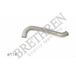 112584-SCANIA, -EXHAUST PIPE
