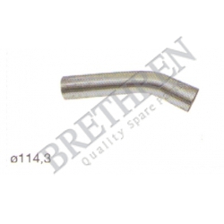1114166-SCANIA, -EXHAUST PIPE
