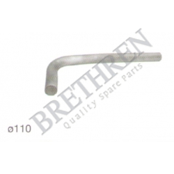 384323-SCANIA, -EXHAUST PIPE