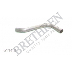1114161-SCANIA, -EXHAUST PIPE