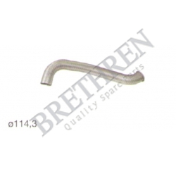 1114153-SCANIA, -EXHAUST PIPE