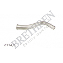 1114159-SCANIA, -EXHAUST PIPE