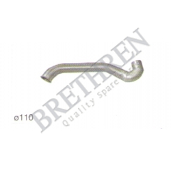112354-SCANIA, -EXHAUST PIPE