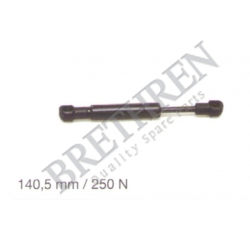 123255-SCANIA, -GAS SPRING, FRONT PANEL