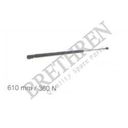 0019808464-MERCEDES-BENZ, -GAS SPRING, FRONT PANEL