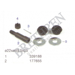 339188S-SCANIA, -MOUNTING KIT, SHOCK ABSORBER